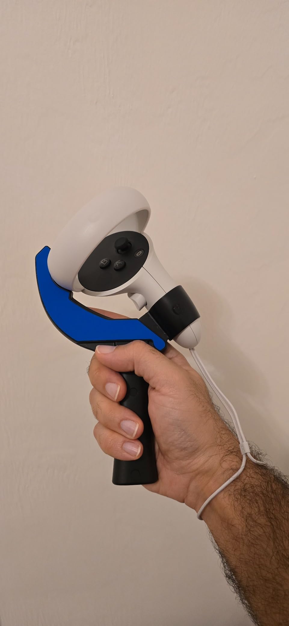 AMVR Table Tennis Paddle Grip Handle for Meta/Oculus Quest 2 Touch Controllers Playing Eleven Table Tennis VR Game customer photo 1