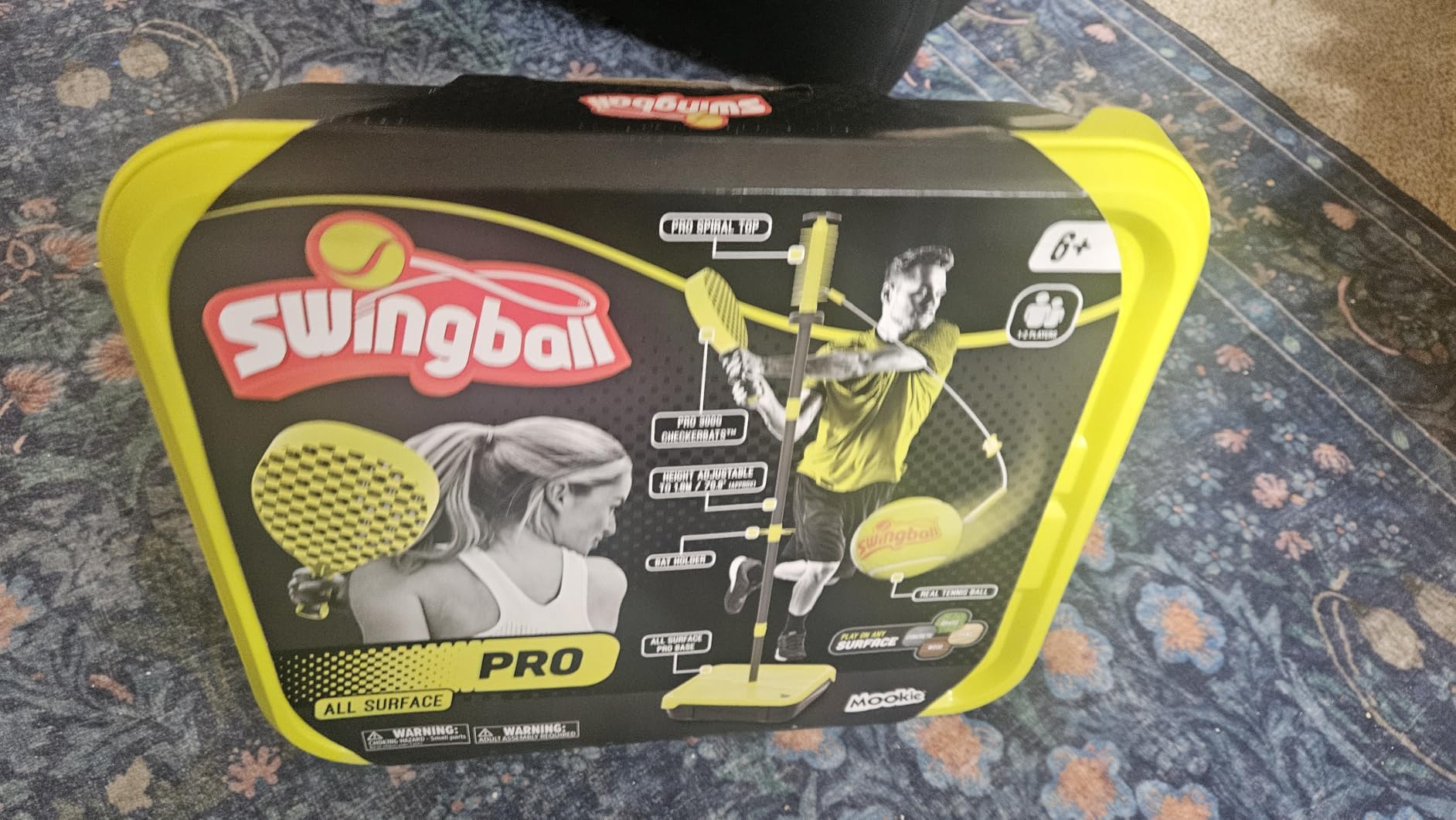 Swingball Pickleball Paddles Tether Tennis Game Set - Portable All-Surface Base, Durable, Easy Assembly, Indoor & Outdoor Games, Backyard Games for Kids, Active Play for Kids and Families, Ages 4+ customer photo 1