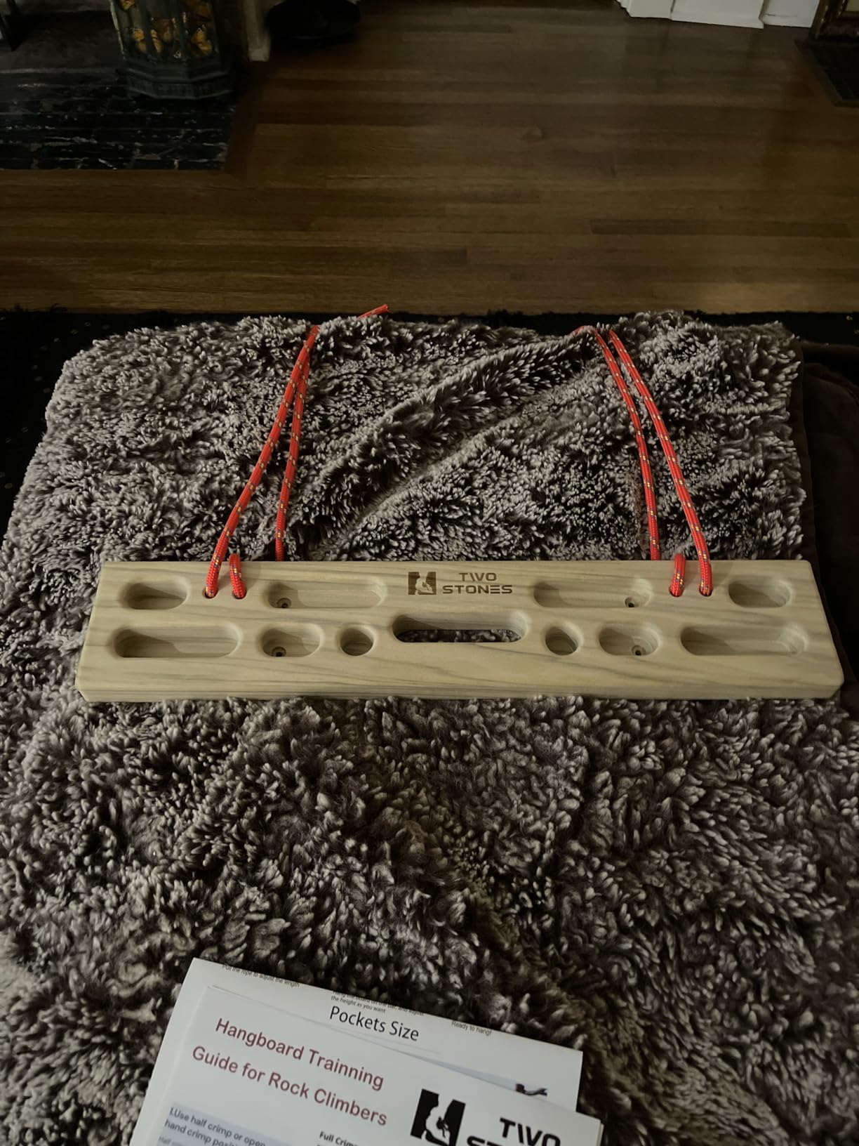 Two Stones Portable Hangboard | Rock Climbing Hangboard | Hang Board for Climbing | Rock Climbing Gifts for Rock Climbers customer photo 2