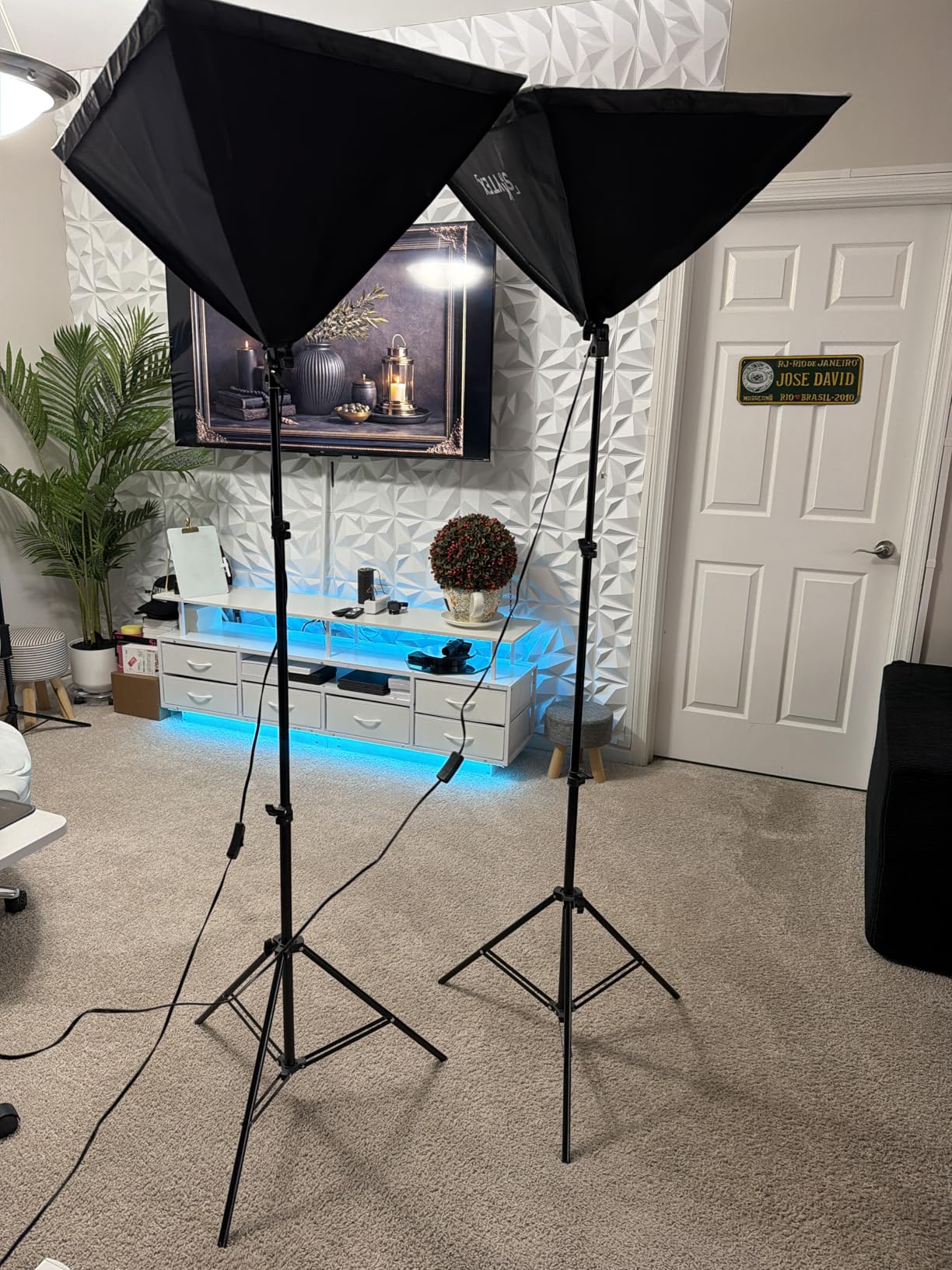 Skytex Softbox Lighting Kit(2Pack), 20x28in Soft Box | 85W 2700-6400K E27 LED Bulb Continuous Photography Lighting, Photo Studio Lights Equipment for Camera Shooting, Video Recording customer photo 1