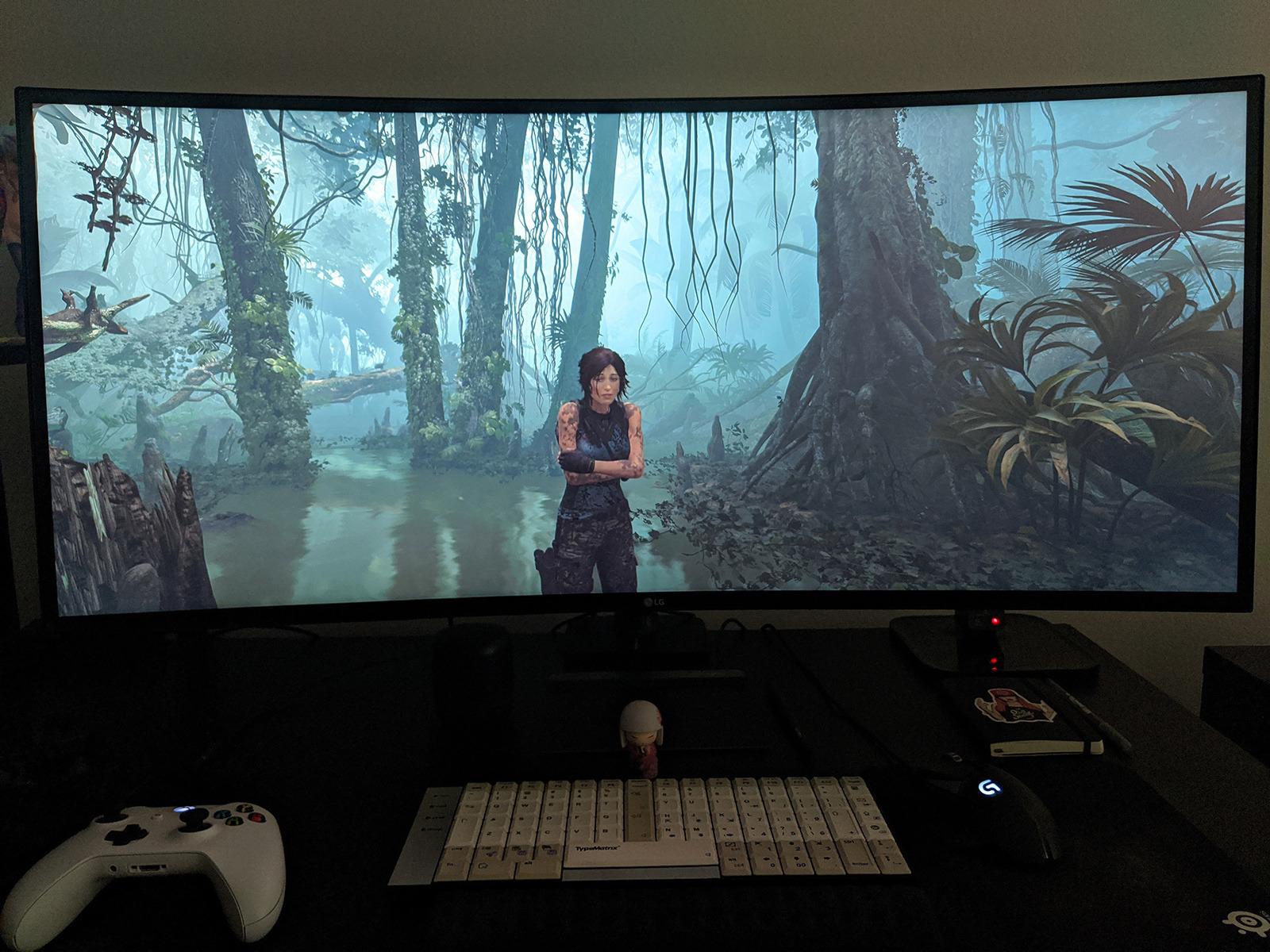 LG 34GP950G-B 34 Inch Ultragear QHD Nano IPS Curved Gaming Monitor with NVIDIA G-SYNC Ultimate, 144Hz customer photo 2