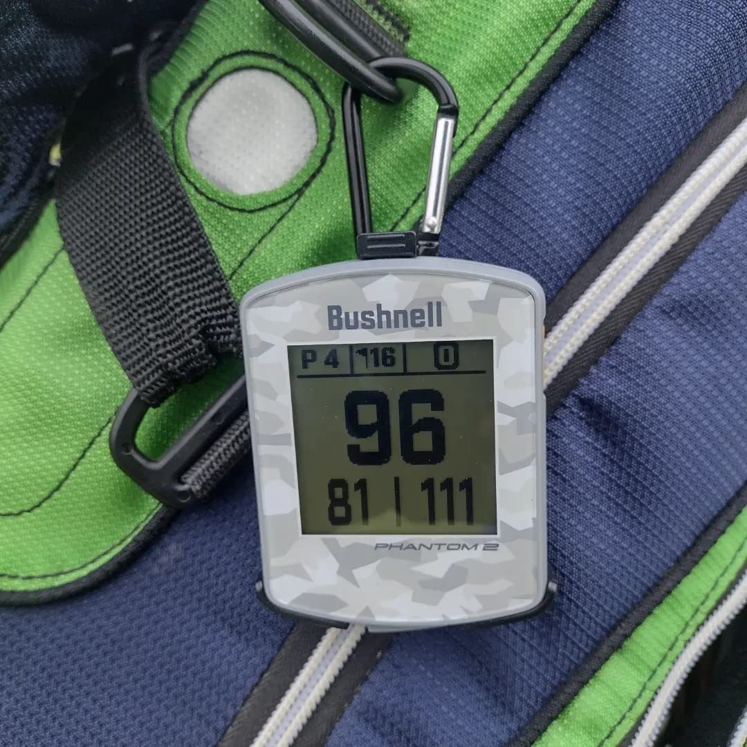 Bushnell Phantom 3 Slope Golf GPS Rangefinder (Blue) with BITE Magnetic Mount and GreenView with Slope-Adjusted Distances, 38,000+ Courses, Auto Hole Advance with Wearable4U Cleaning Cloth Bundle customer photo 2