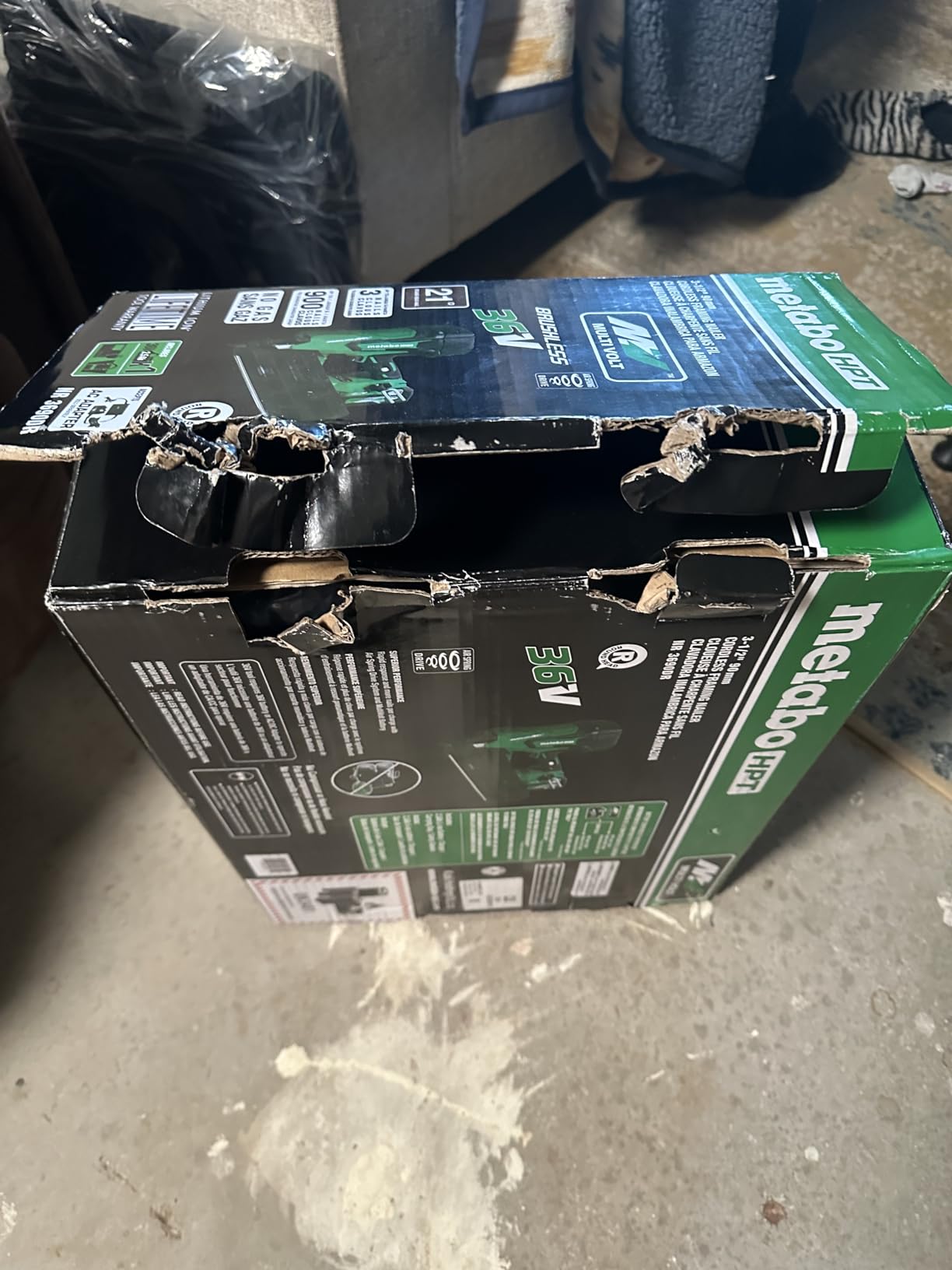Metabo HPT 36V MultiVolt Cordless Plastic Strip Framing Nailer Kit with 2.5Ah Battery customer photo 1
