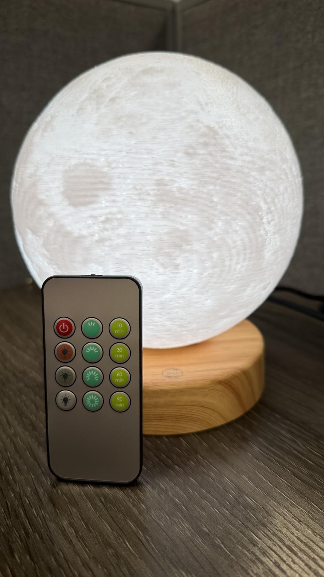 RscCleaner Light Therapy Lamp, Happy Sun Lamp 10000 Lux with 3 Color Temperatures, Adjustable Brightness,Timer & Memory Function, Happy Sunlight Lamp with Remote Control for Home Office Decoration customer photo 2