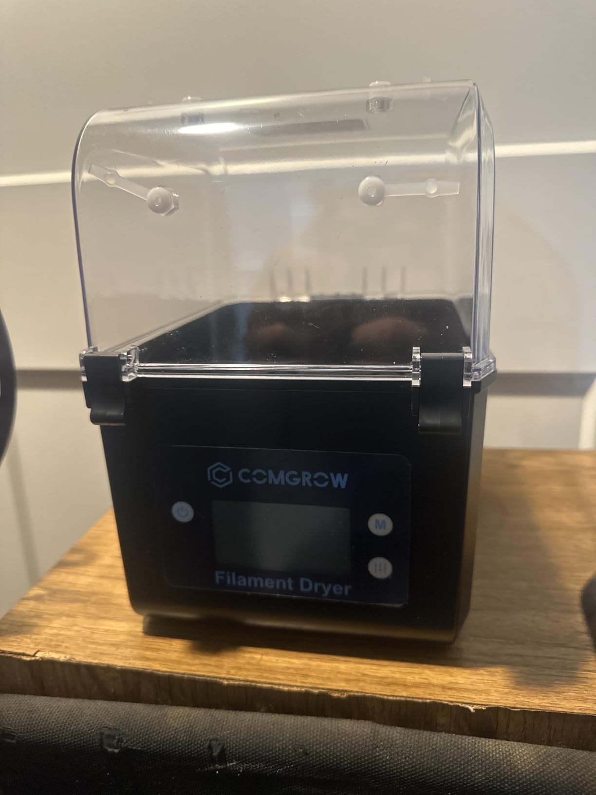 Comgrow 3D Printer Filament Dryer Box, Keeping Filaments Dry During 3D Printing, Compatible with 1.75mm/2.85mm PLA ABS Material, Filament Dehydrator, Spool Holder customer photo 1