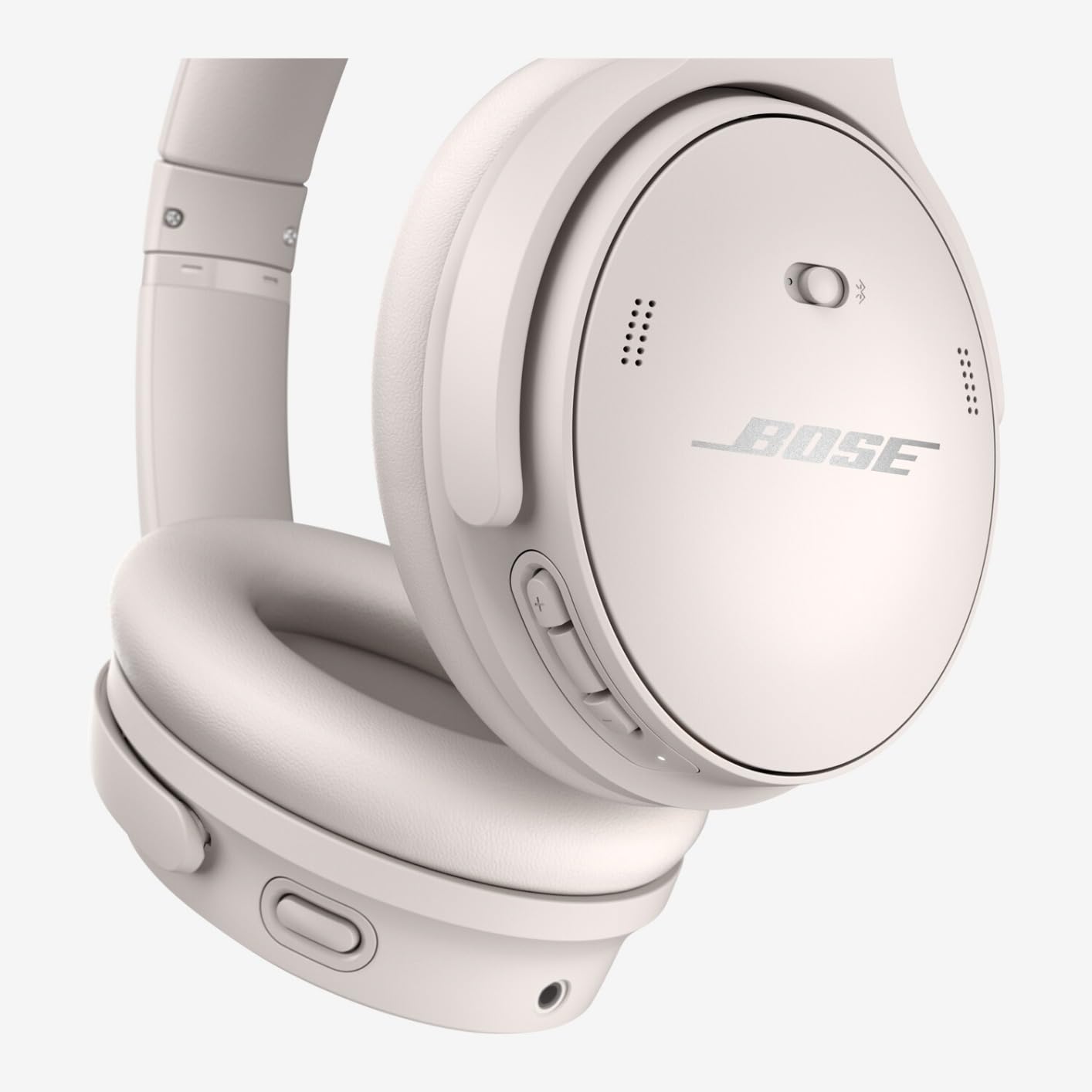 QuietComfort 45 Wireless Bluetooth Noise Cancelling Headphones, Over-Ear Headphones with Microphone, Personalized Noise Cancellation and Sound, White Smoke customer photo 1