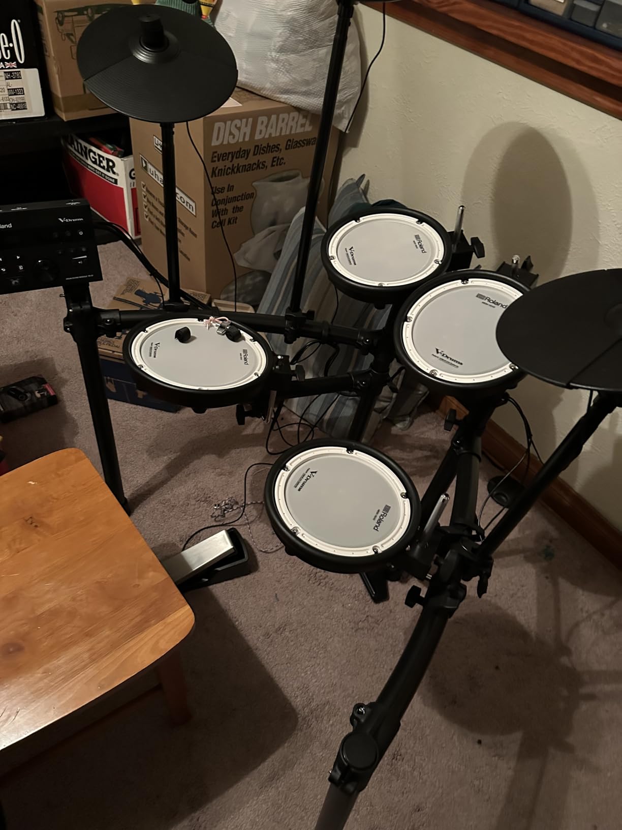 Roland TD-07DMK Electronic V-Drums Kit - Legendary Double-Ply All Mesh Head Kit with Superior Expression and Playability - Bluetooth Audio and MIDI - 40 FREE Melodics Lessons customer photo 1
