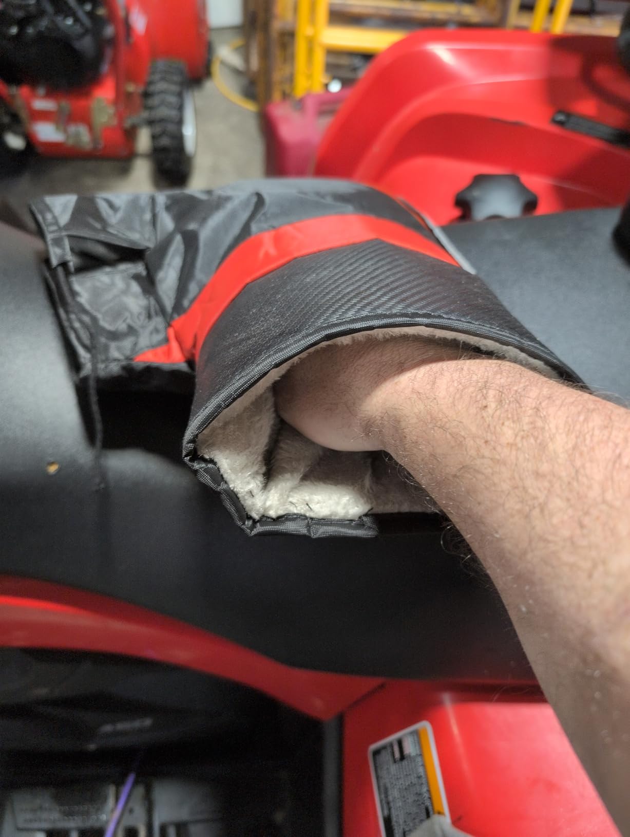 KEMIMOTO ATV Handlebar Gloves, Universal Snowmobile Muffs with Thick Inner Fleece customer photo 1