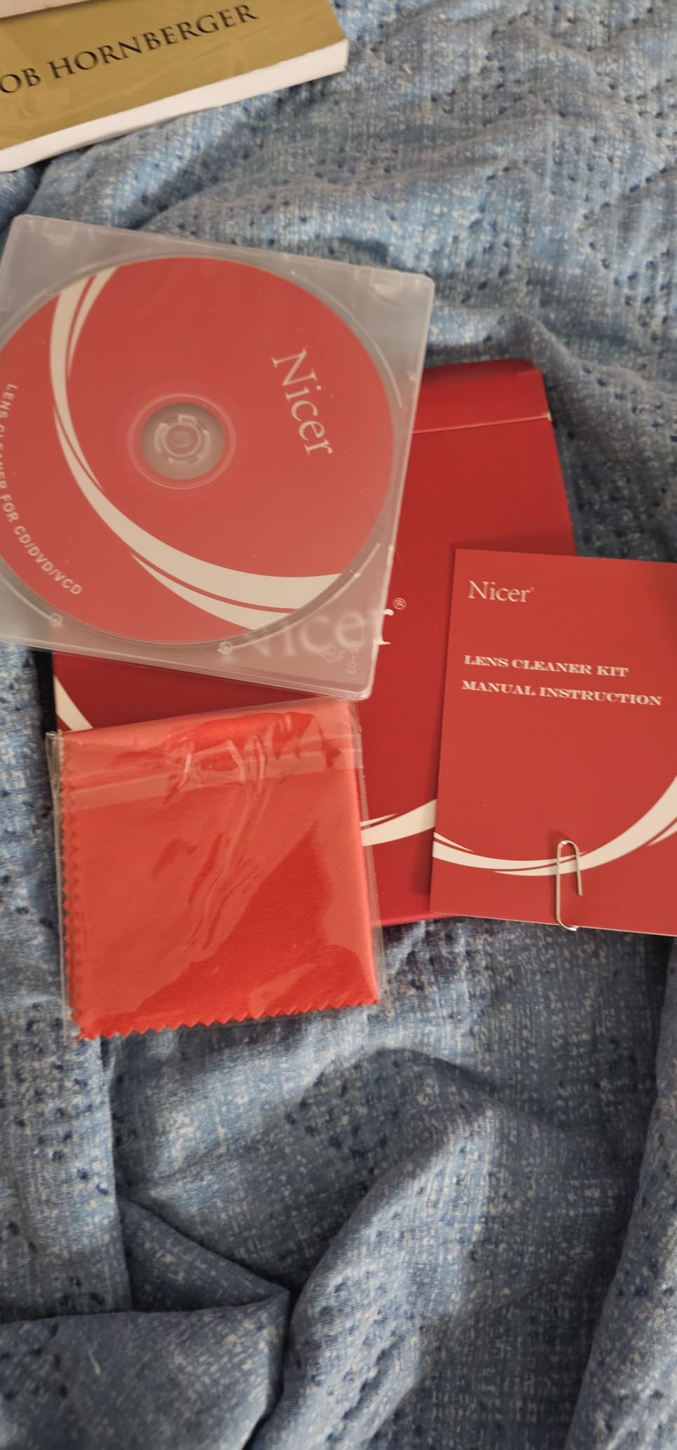 Nicer CD/VCD/DVD Player Cleaner Kit, Laser Lens Cleaning Disc with Double Brush Cleaning System, NS-2 customer photo 1