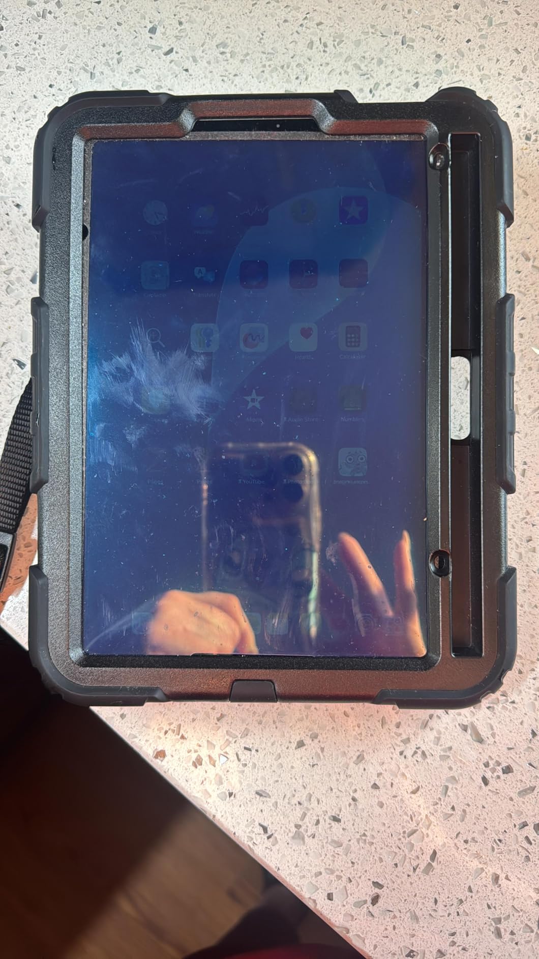 SEYMAC stock Case for iPad mini 7 (A17 Pro) 2024/ Mini 6 8.3'' with Screen Protector Pencil Holder [360 Rotating Hand Strap] &Stand, Drop-Proof Case for iPad mini 7th/6th Generation 8.3