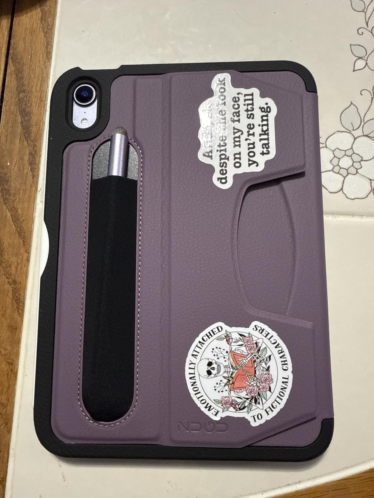 Zugu Case for 2024 iPad mini 7 & 2021 iPad mini 6, Slim Protective Case, Apple Pencil Pocket, 5 ft. Drop Protection, Secure 7 Angle Magnetic Stand, Sleep/Wake Cover (A17 Pro, A2567, A2568, A2569) customer photo 2