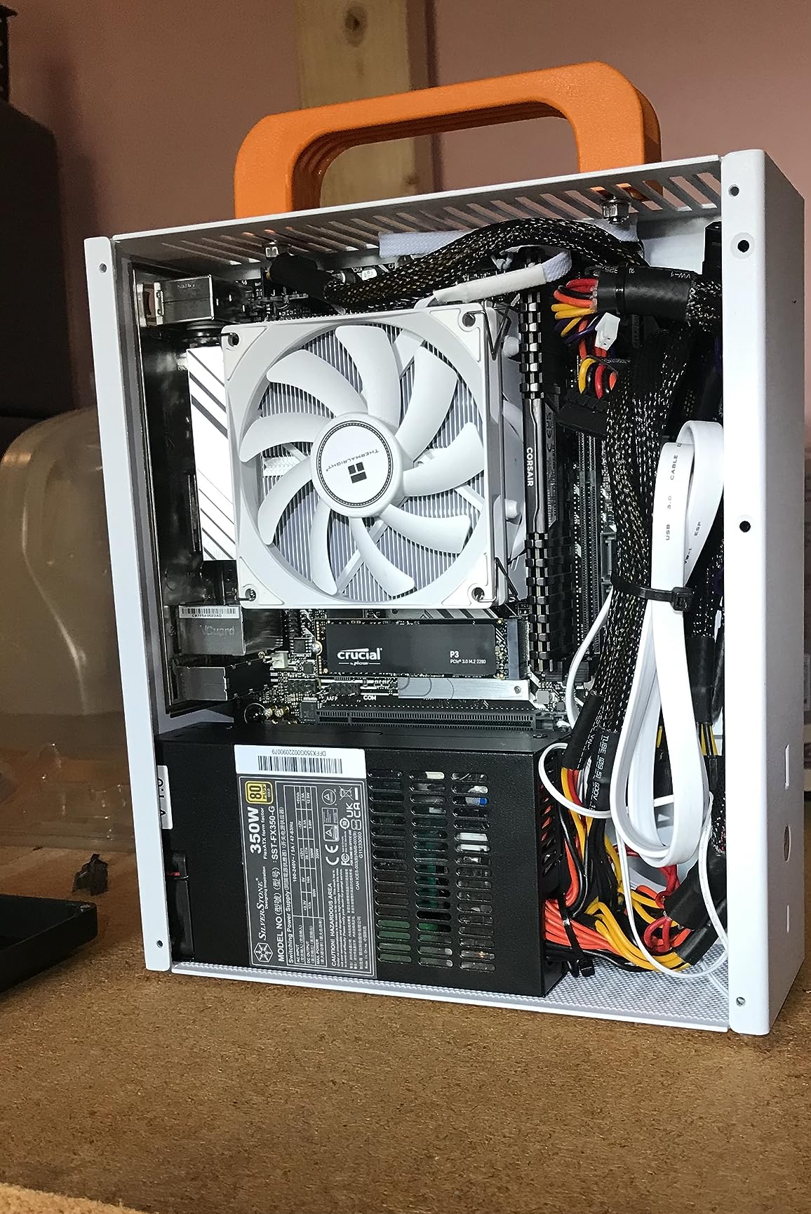 Itx Mini Case - New K29 (Steel), 2 Handle can be Installed,Vented Panel - 2 Steel & 1 Acrylic Side Panels / 4L SFF Case customer photo 2