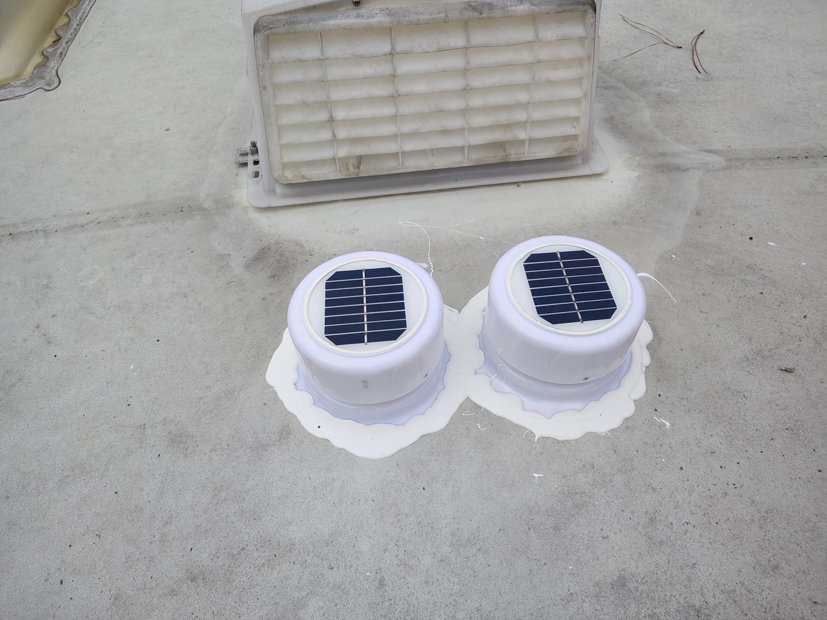 RecPro RV Solar Ventilation Fan | Solar Powered Ceiling Vent with Fan | For RV, Marine, Camper, Shed, Trailer (Black) customer photo 2