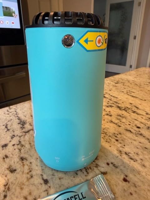 Mosquito Repeller Patio Shield; Includes 12-Hour Refill; Highly Effective Mosquito Repellent for Patio; Bug Spray Alternative; Scent Free; No Candles or Flames customer photo 2