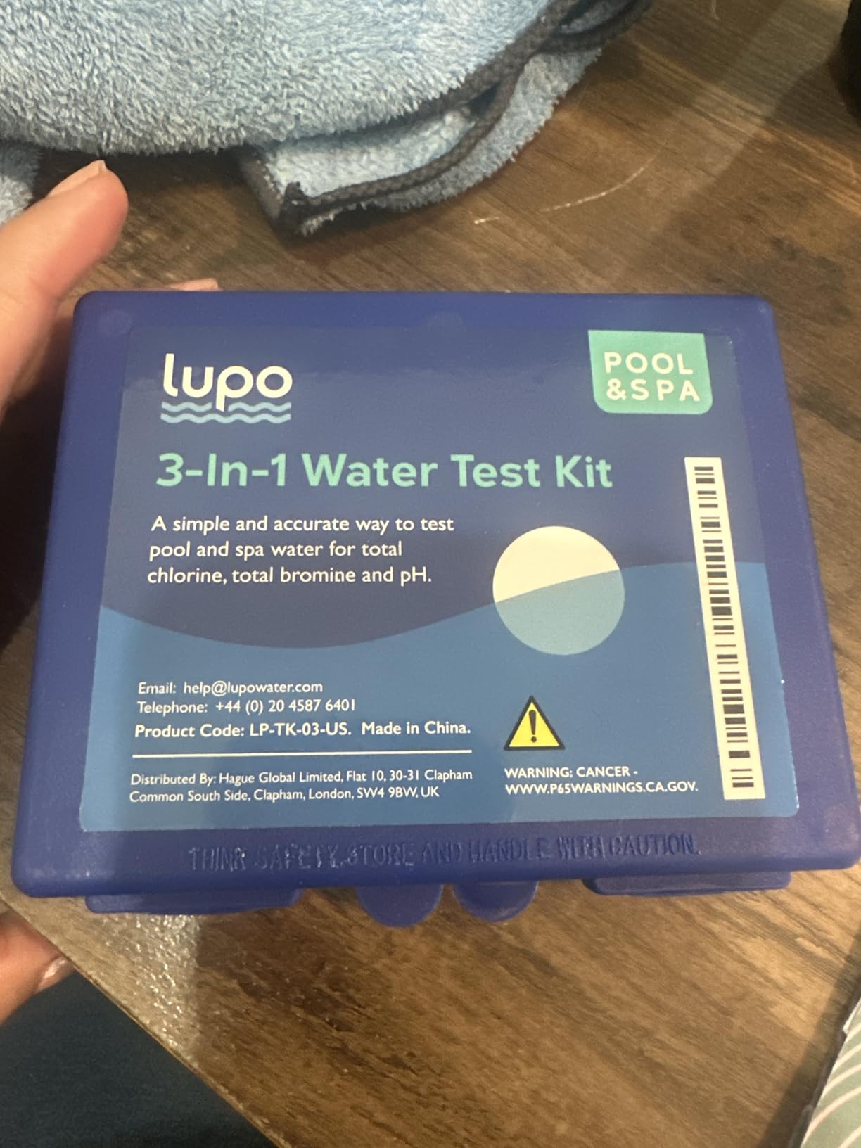 Lupo 3-in-1 Pool Test Kit | Pool Testing Kit for Residential Swimming Pools & Spas for Testing Total Chlorine, Total Bromine & pH | Pool Chemical Test for Quick & Accurate At-Home Pool Water Testing customer photo 1