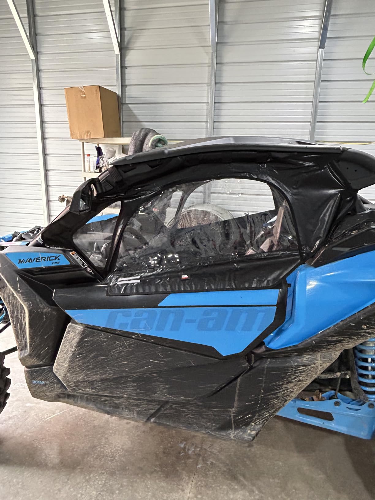 KEMIMOTO X3 Soft Upper Door Set Kit, UTV Soft Cab Doors Top Enclosure with Upgrade YKK Zippers Compatible with 2017-2026 Can Am Maverick X3 2-Seater Models, Work with Roof and Partial Windshields customer photo 1