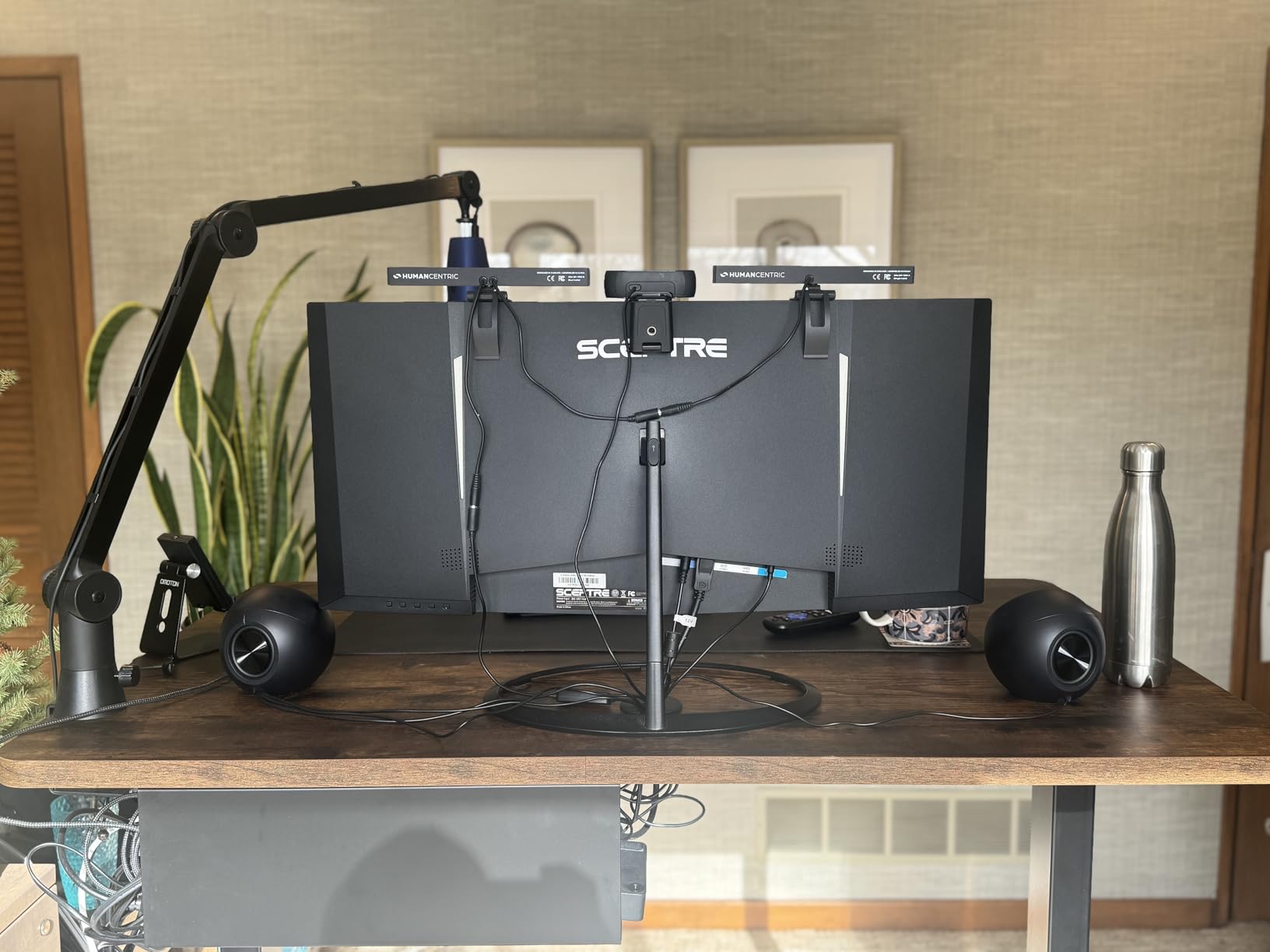 VIVO Electric 71 x 30 in Standing Desk, Memory Height Adjustment, 1B Series, Holds 220 lbs, Black Top Black Frame, DESK-KIT-1B7B customer photo 1