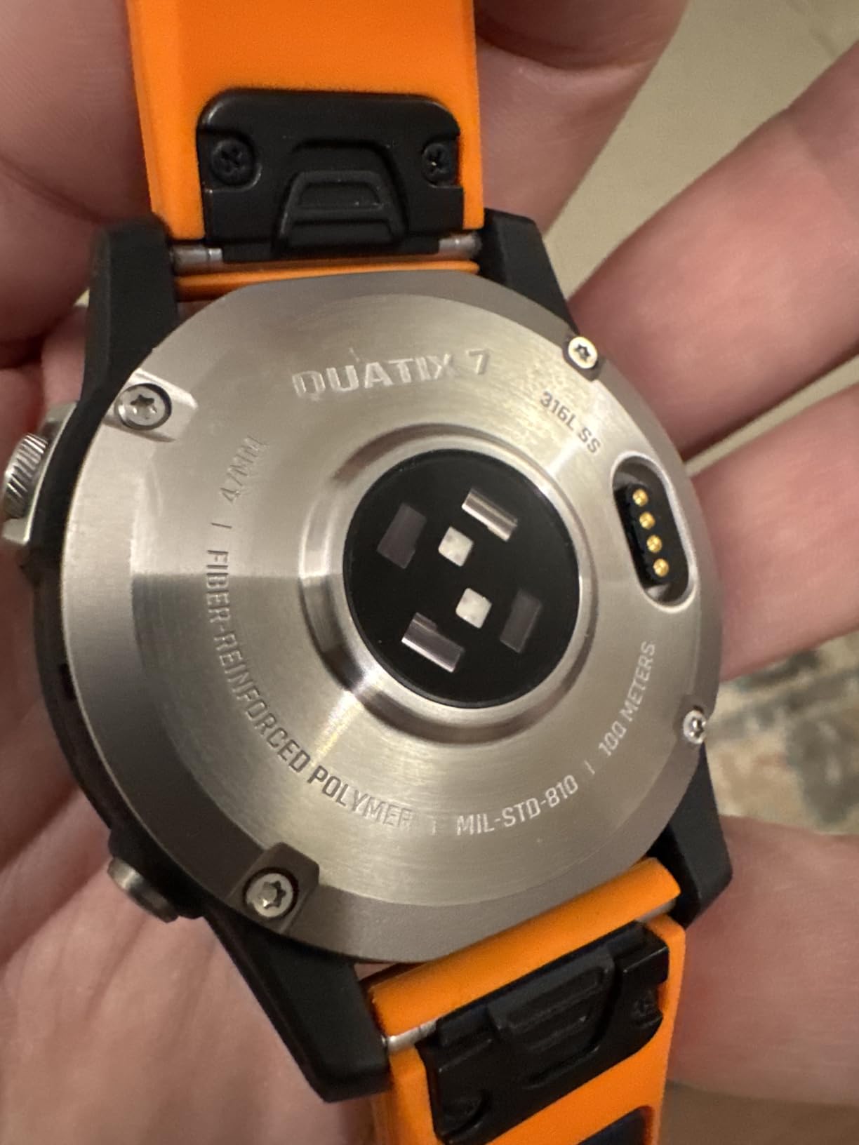 Garmin quatix 7X Solar Edition, Marine GPS Smartwatch, Solar Charging Capabilities, Durable Watch with Flashlight, Tide Changes and Anchor Drag Alerts customer photo 1