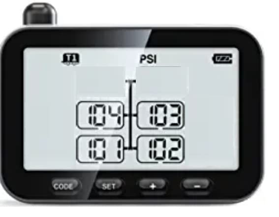GUTA Trailer Tire Pressure Monitoring System, RV TPMS with 6 Sensors, 6 Alert Modes, Signal Booster, Power Saving Display, Long Sensing Distance, for 3 Trailers (T1/T2/T3), for Camper, Motor Homes customer photo 1