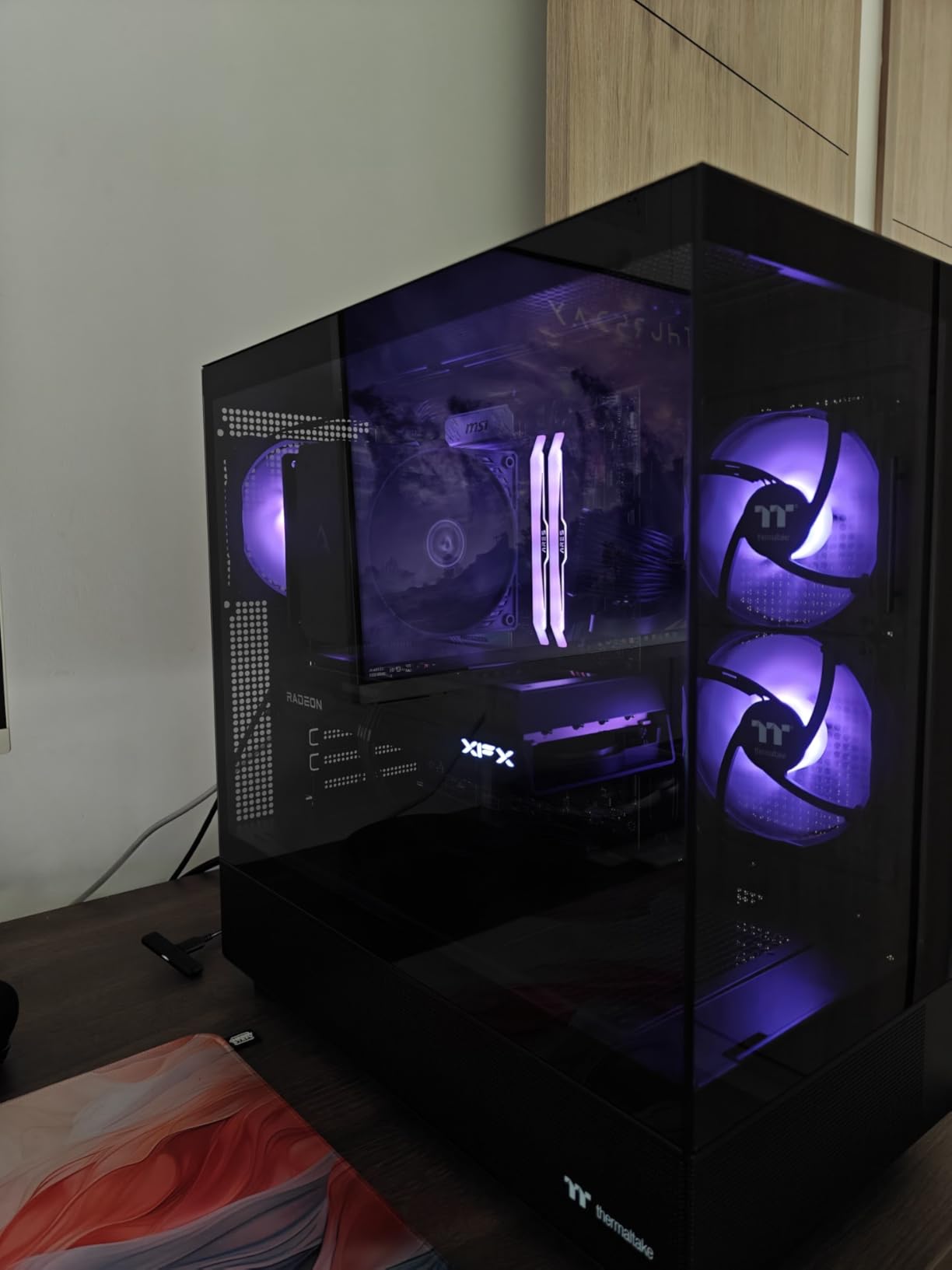 ARCTIC Freezer 36 (Black) - Single-Tower CPU Cooler with Push-Pull, Two Pressure-optimised 120 mm P Fans, Fluid Dynamic Bearing, 200-1800 RPM, 4 Heatpipes customer photo 2