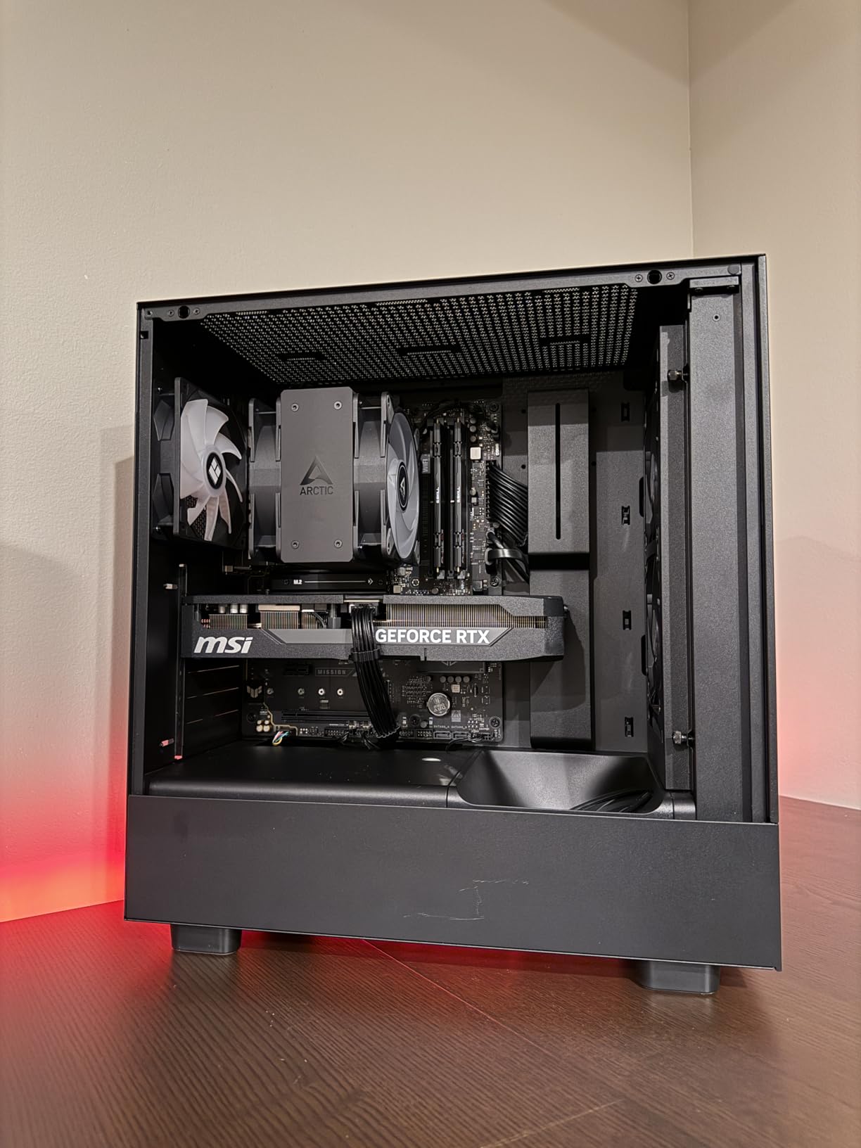 ARCTIC Freezer 36 A-RGB - Single-Tower CPU Cooler with Push-Pull, Two Pressure-optimised 120 mm P Fans and ARGB Lighting, Fluid Dynamic Bearing, 200-2000 RPM, 4 Heatpipes customer photo 1