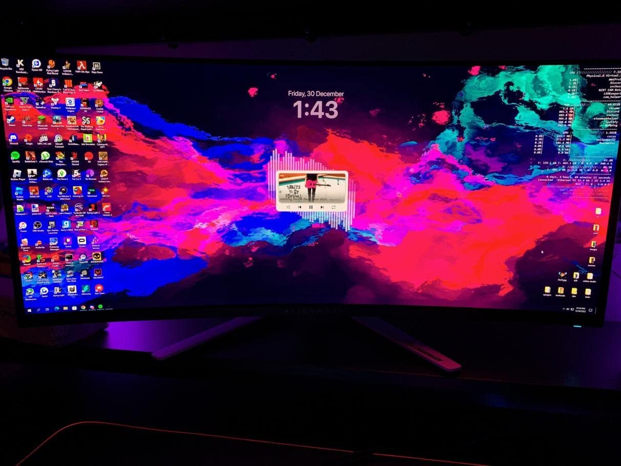 Alienware AW3423DW 34.18-inch Quantum Dot-OLED Curved Gaming Monitor, 3440x1440 at 175Hz, G-Sync Ultimate customer photo 1