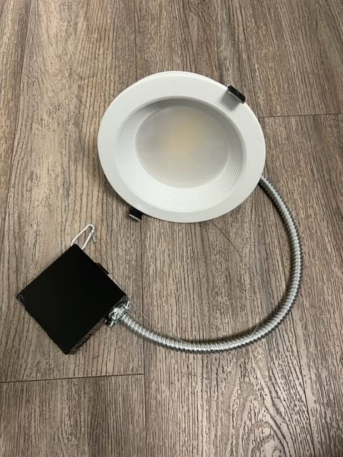 6 inch 120-277V LED Recessed Lighting with J-Box, Wattage Adjustable 12/16/20W,3 Color Selectable 3000K-5000K, 0-10V Dimmable, IC Rated,Canless LED Downlight, UL Listed -1 Pack customer photo 1