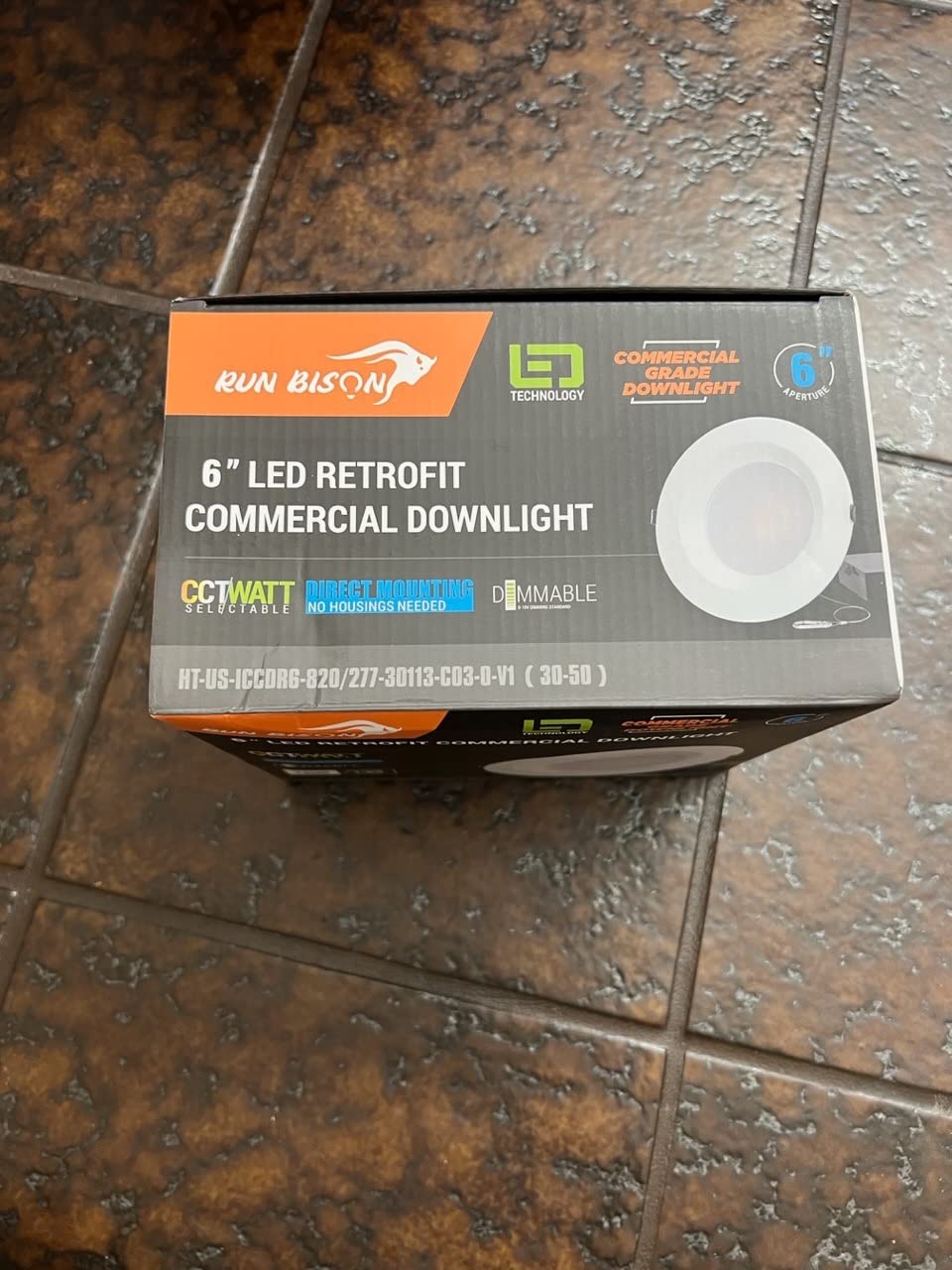 6 inch 120-277V LED Recessed Lighting with J-Box, Wattage Adjustable 12/16/20W,3 Color Selectable 3000K-5000K, 0-10V Dimmable, IC Rated,Canless LED Downlight, UL Listed -1 Pack customer photo 2