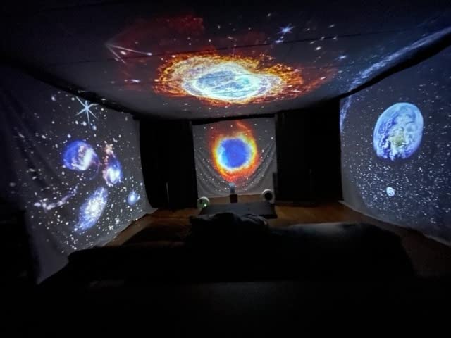 LaView Home Planetarium Star Projector, Ultra Clear Galaxy Projector with 130 ft² Projection Area, Auto-Off Timer, Remote Control, Night Light for Room Decor, 6K Discs, for Kids/Adult Gifts customer photo 1