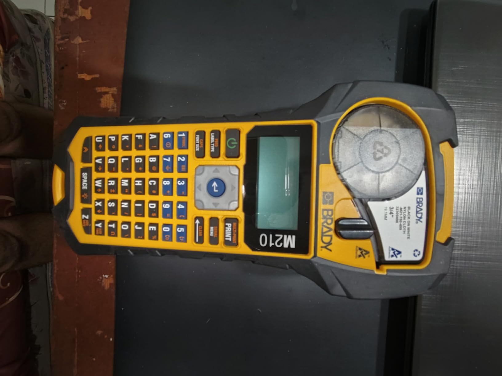 Brady M210 Portable Label Printer with Rubber Bumpers, Multi-Line Print, 6 to 40 Point Font (Replaces BMP21-PLUS Printer) customer photo 2