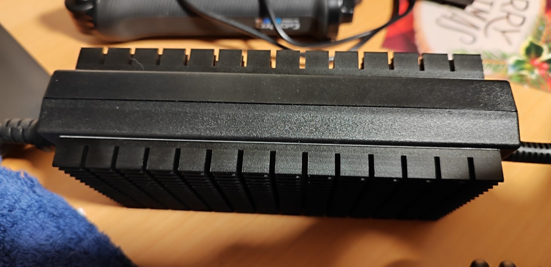 2Pcs Aluminum Heat Sink 5.9 x 2.91 x 0.39 Inch Black Heatsinks Fins for Cooler PCB Board LED Motherboard.with Thermal Conductive Adhesive Tape Cooling Fin customer photo 1