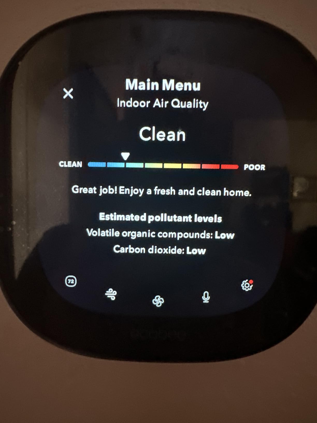 ecobee Smart Thermostat Premium with Smart Sensor and Air Quality Monitor - Programmable Wifi Thermostat - Works with Siri, Alexa, Google Assistant customer photo 2