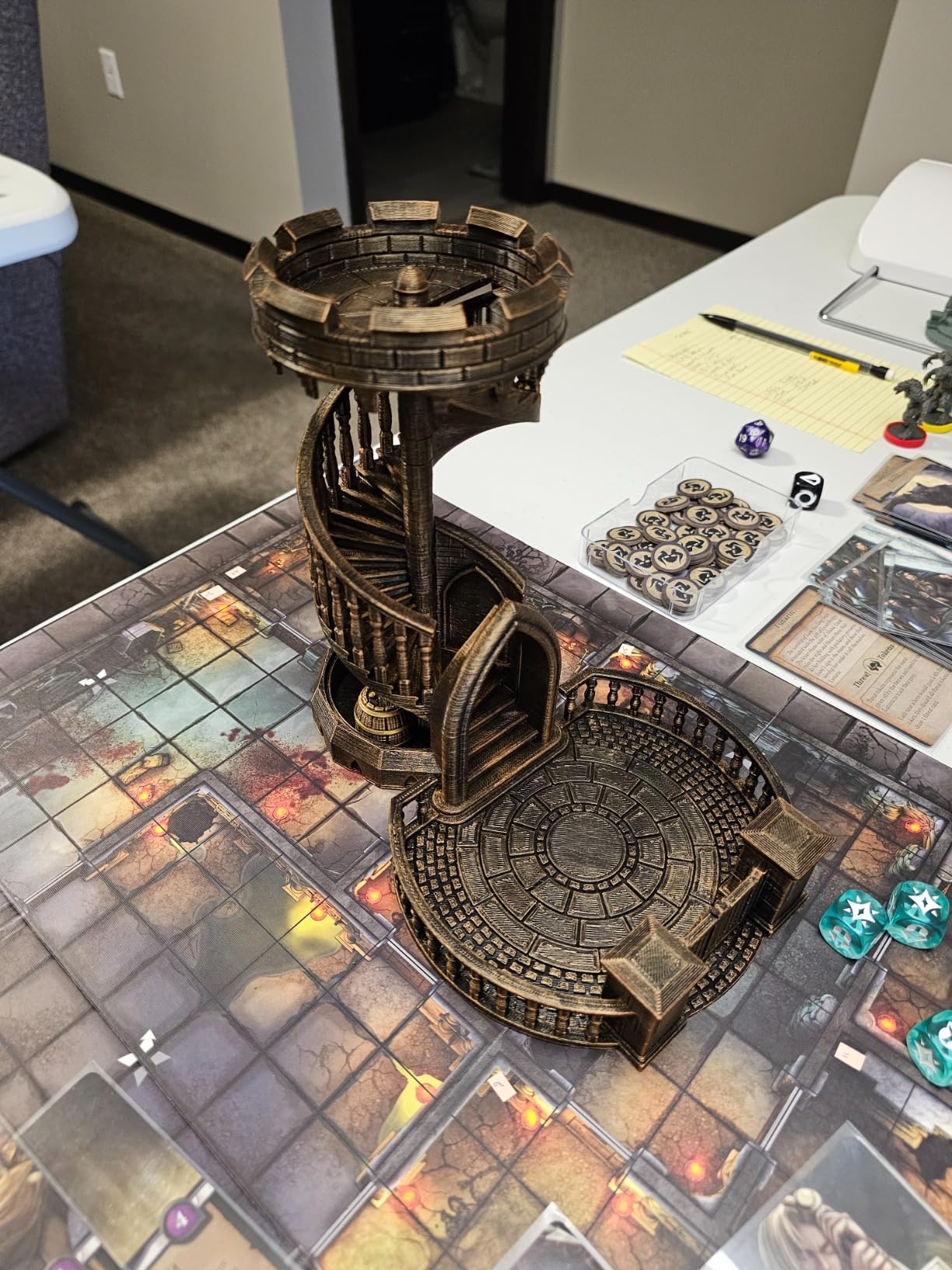 AUSPDICE DND Dice Tower - 36 Step Retro Color Tower for High Randomness customer photo 2