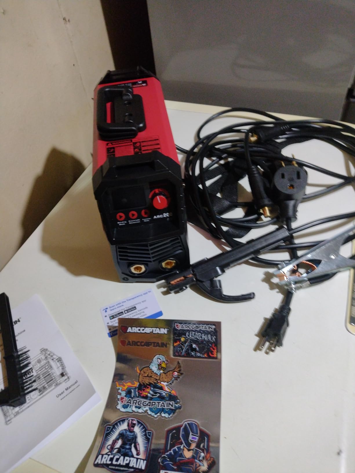 ARCCAPTAIN Stick Welder, 200A ARC/Lift TIG Welding Machine with Synergic Control, IGBT Inverter 110V/220V Portable MMA Welder customer photo 1
