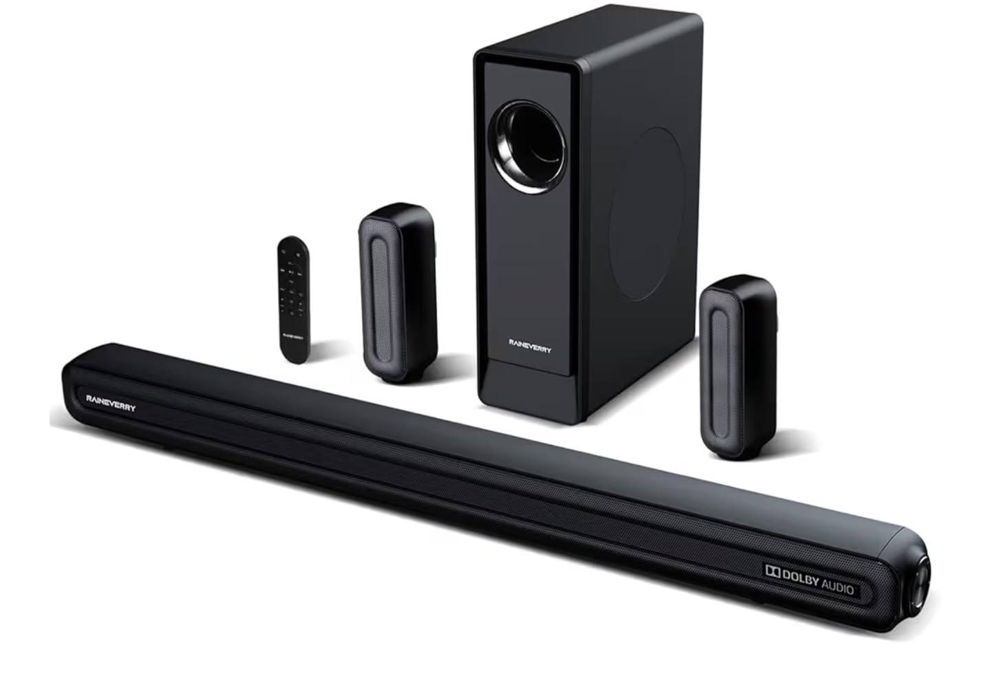 5.1 CH Surround Sound Bar with Dolby Audio, Sound Bars for TV, Wireless Subwoofer & Rear Speaker, Dolby Digital Plus, Bluetooth 5.3, Surround Sound System for Home Theater, 4K & HD TVs| HDMI & Optical customer photo 2