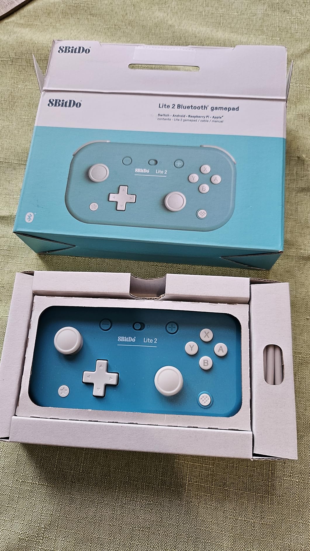 8BitDo Lite 2 Bluetooth Gamepad for Switch, Switch Lite, Android and Raspberry Pi (Turquoise) customer photo 2