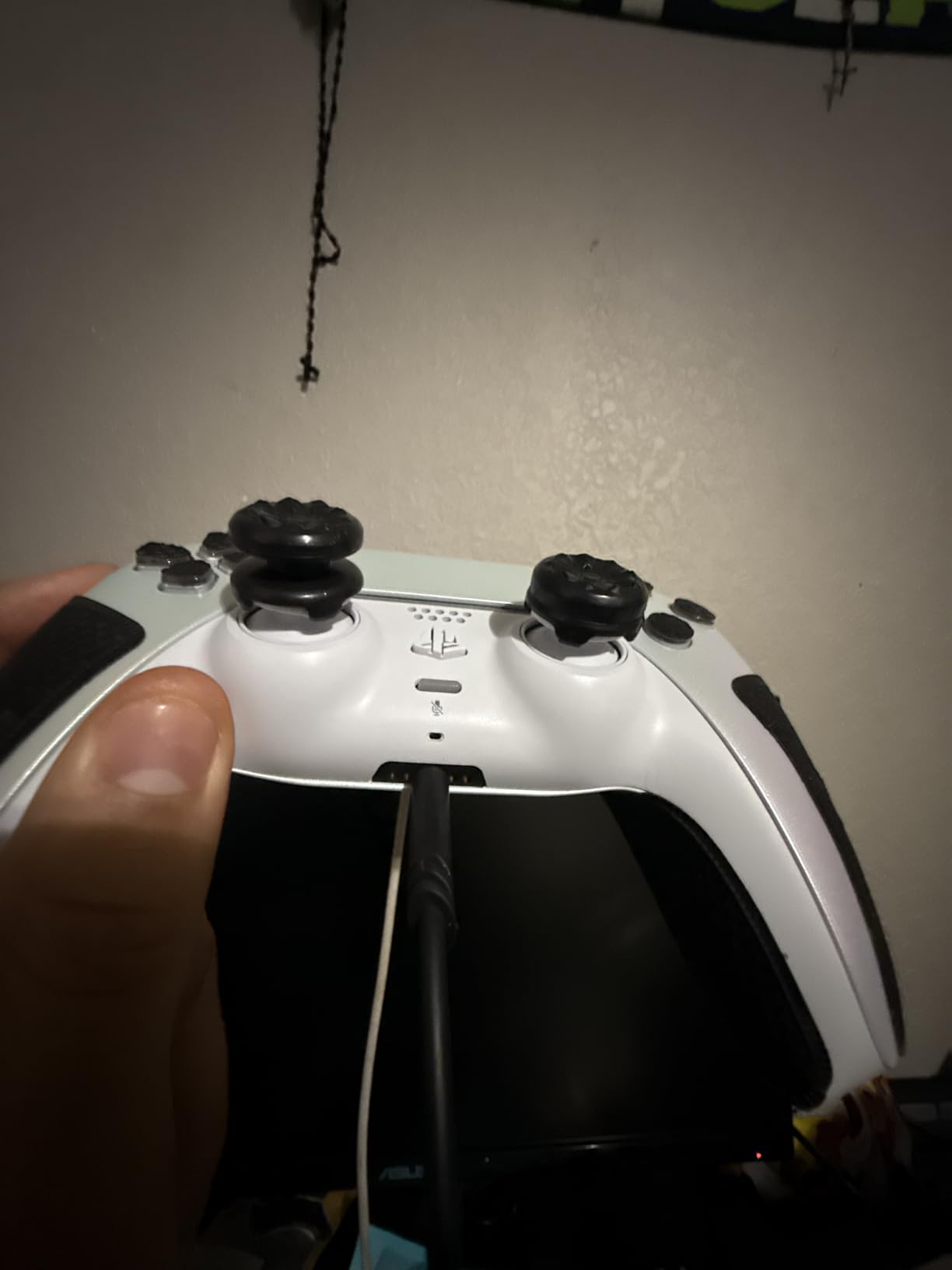 FPS Freek Galaxy Black for PlayStation 4 (PS4) and PlayStation 5 (PS5) | Performance Thumbsticks | 1 High-Rise, 1 Mid-Rise | Black (Limited Edition) customer photo 2