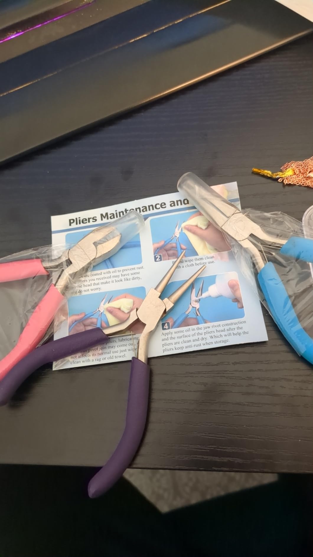 Pliers for Jewelry Making, Shynek Jewelry Pliers Set Includes Needle Nose Pliers, Round Nose Plier and Wire Cutters customer photo 1