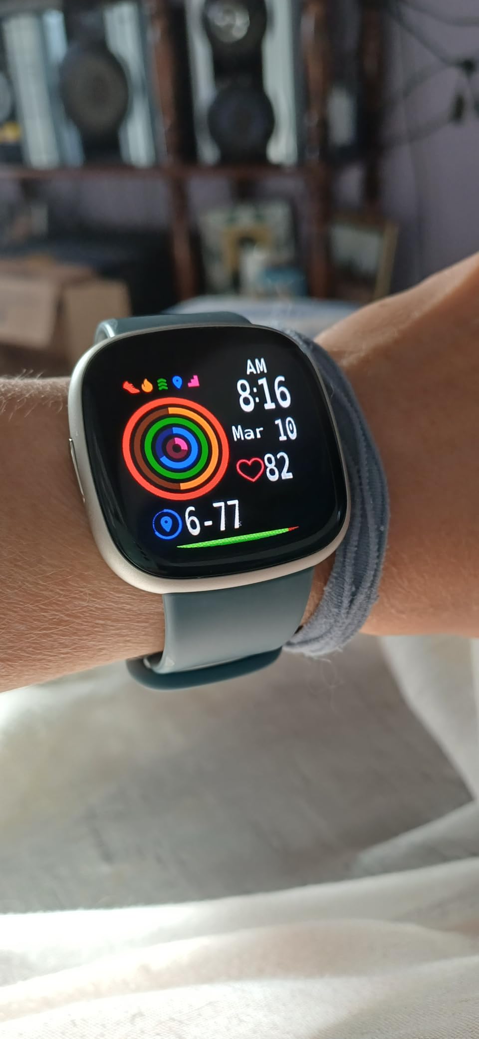 Versa 4 Fitness Smartwatch with Daily Readiness - 3-Month Google Health Premium Membership Included - GPS, 24/7 Heart Rate, 40+ Exercise Modes, Sleep Tracking - Black/Graphite customer photo 1
