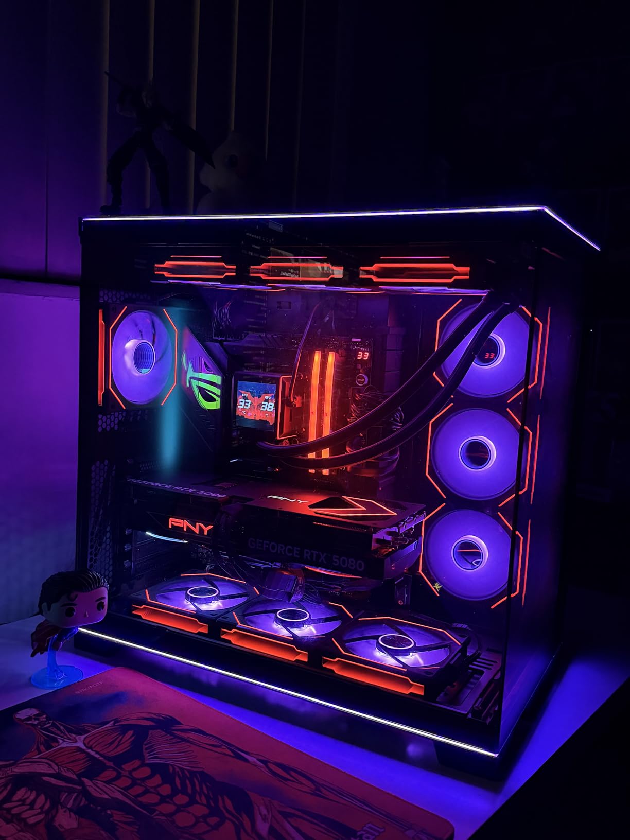 Lian Li UNI Fan SL-Infinity 120mm-Triple Pack-ARGB Fan (Non-Wireless)-Infinity Mirror-Daisy-Chain Design, Customizable Lighting Effects-One Cable Connection-with Controller-Black customer photo 1