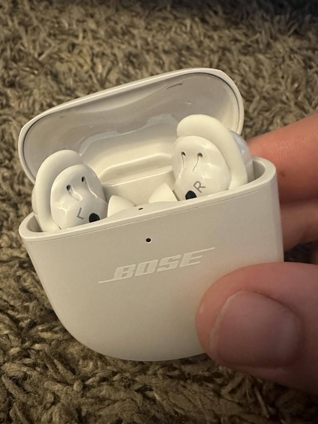 QuietComfort Earbuds II, Wireless, Bluetooth, Proprietary Active Noise Cancelling Technology in-Ear Headphones with Personalized Noise Cancellation & Sound, Triple Black customer photo 2