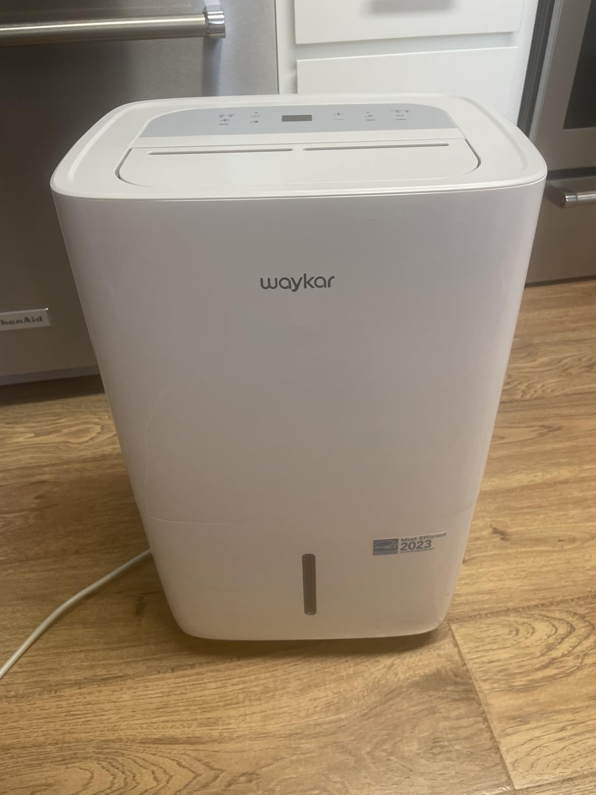 Waykar 80 Pints 2025 Energy Star Dehumidifier for Spaces up to 5,000 Sq. Ft for Basement and Home, Large Room with Drain Hose and 1.14 Gallons Water Tank customer photo 2