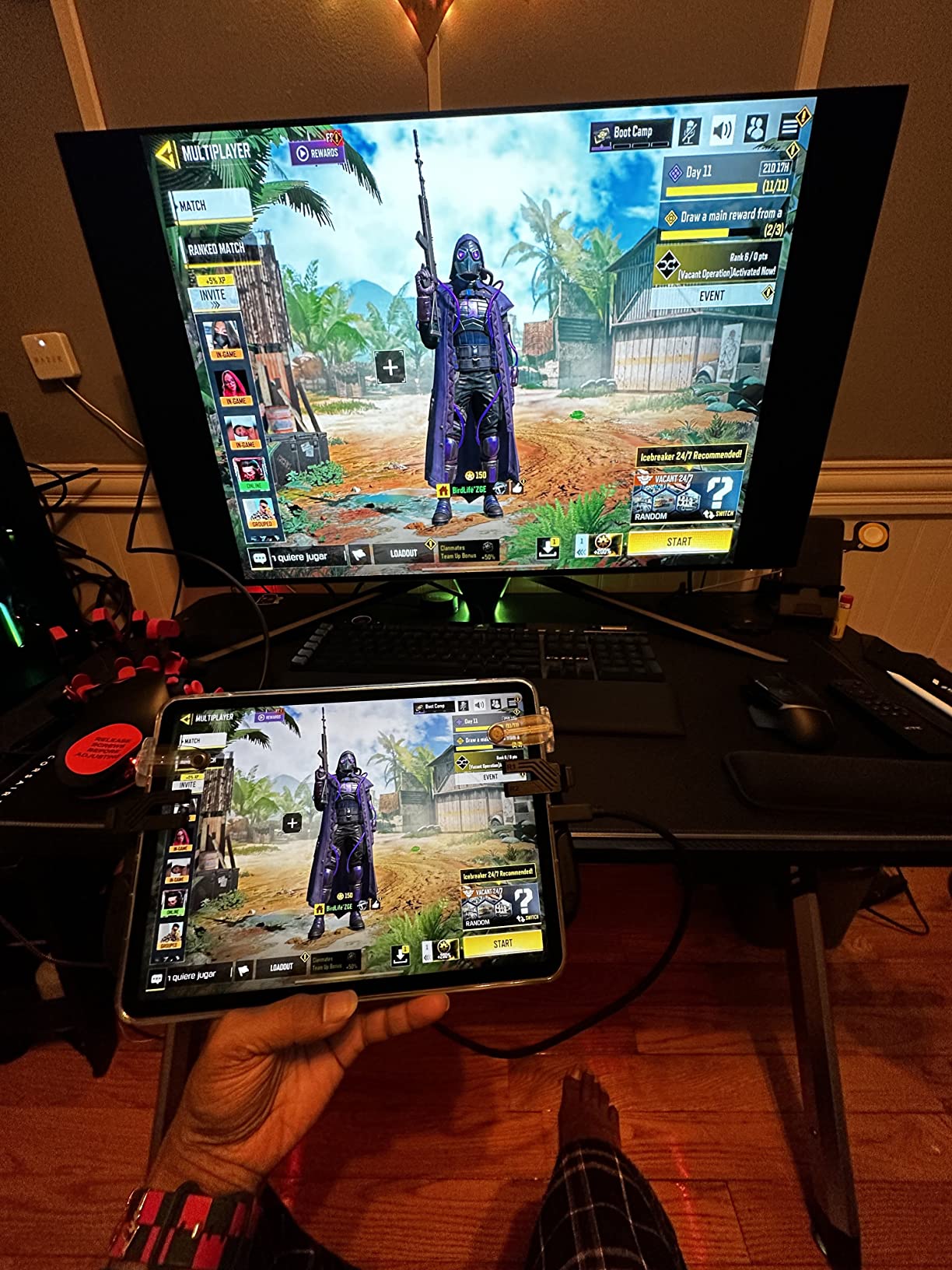 KTC 42 Inch 4K OLED Gaming Monitor, 3840x2160 UHD White Monitor, 138Hz, 0.1ms(GTG), DP1.4, HDMI2.1, USB3.0, 90W USB Type-C Reverse Charging, 2 * 8W Built-in Speakers, HDR, VESA, G42P5 customer photo 1