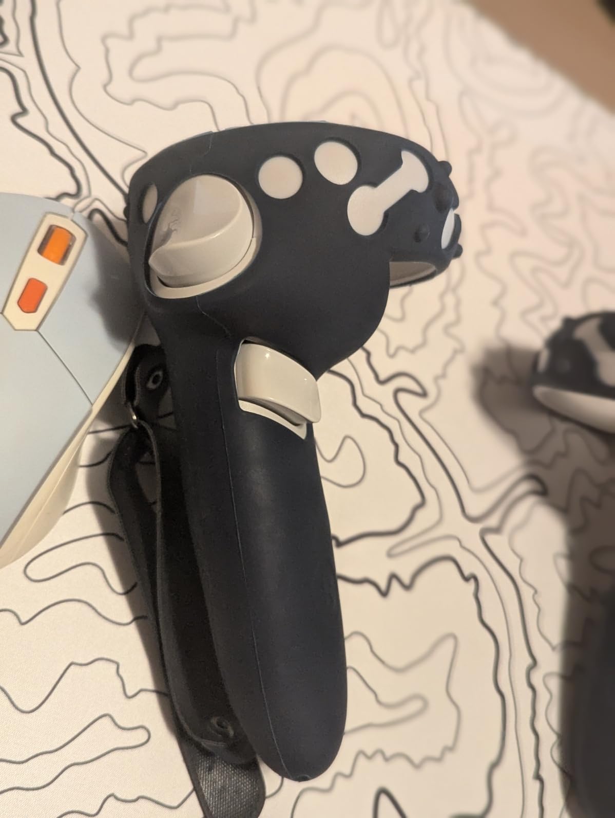 Controller Grips for Oculus Quest 2, Extended Silicone VR Grips Cover Protector with Battery Opening, Knuckle Straps, Anti-Throw Hand Strap for Meta Quest 2 Accessories Black customer photo 1