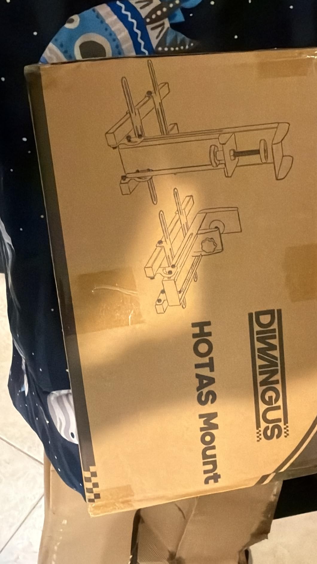 DIWANGUS Hotas Mount Foldable Desk Mount for Flight Joystick Throttle Hotas Joystick Mount for X52/X52 Pro/X56 T16000M/HOTAS Warthog/T Flight One/4/TCA/VKB Gladiator NXT/VPC WARBRD customer photo 1