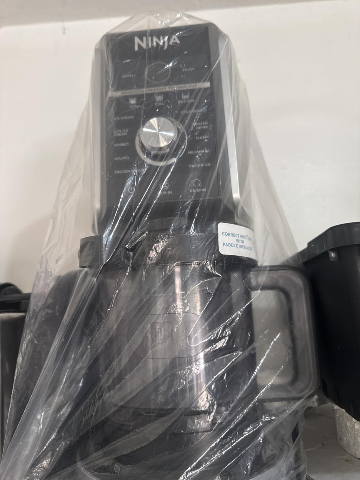 Ninja CREAMi Deluxe Ice Cream Maker | 11-in-1 | Includes 2 XL 24 Oz. Tubs | Silver | NC501 customer photo 2