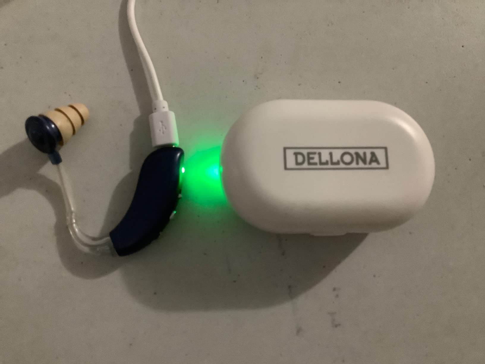 DELLONA High-Performance Hearing Aids for Seniors, OTC Rechargeable Hearing Aid for People with Severe Hearing Loss with Intelligent Noise Reduction (Pair), 4 Modes - Comfortable Hearing Aid devices for elderly, Over The Counter Hearing Aids customer photo 2