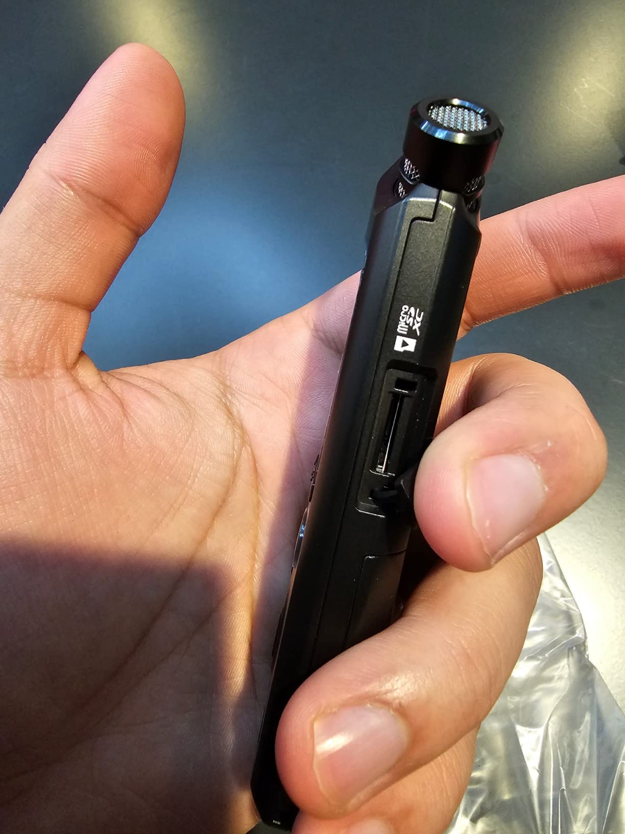OM SYSTEM Olympus LS-P5 PCM Recorder with tresmic 3-Microphone, Bluetooth, Composite USB Microphone Mode, High Resolution Sound, Low-Cut Filter, 16GB Built-in Memory. customer photo 1