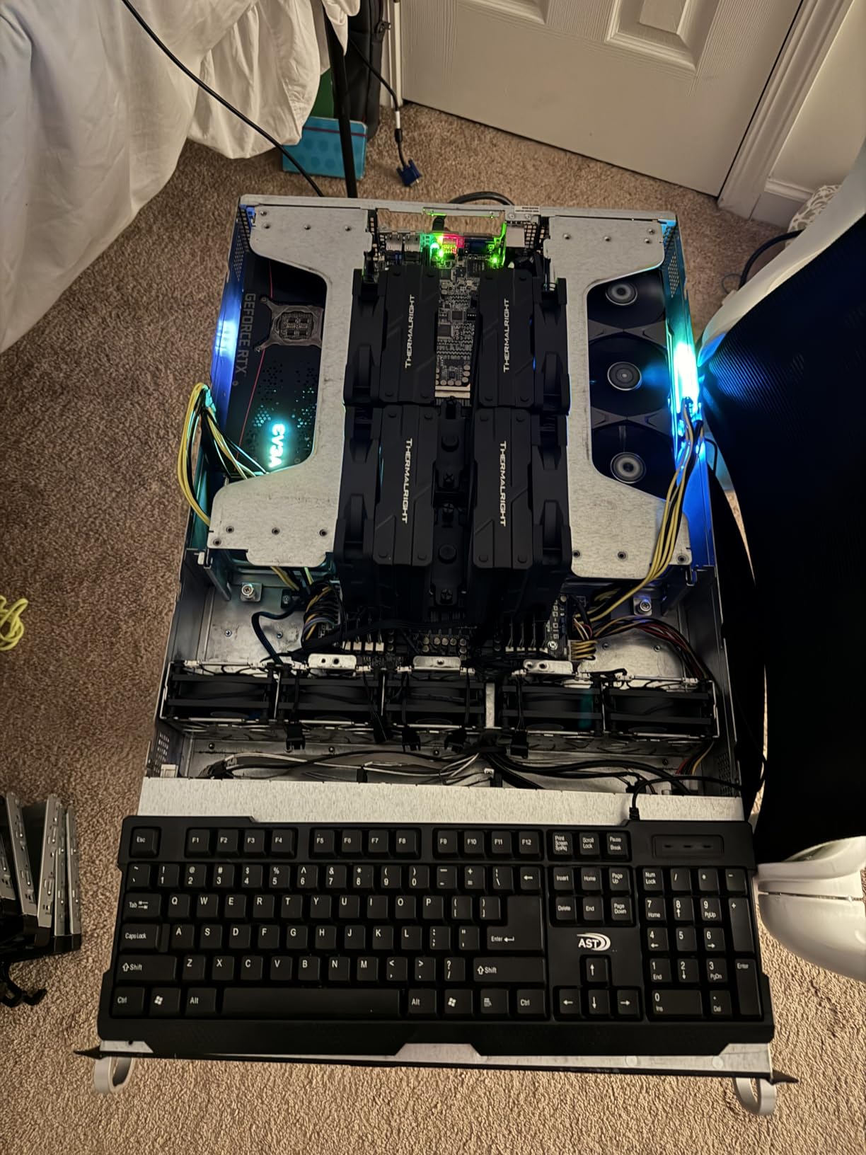 Thermalright Peerless Assassin 120 Black CPU Air Cooler Dual Towers, 6 heatpipes, with Dual CPU Fans, for Intel LGA115X/1851/1700/2011, AM4/AM5 customer photo 1