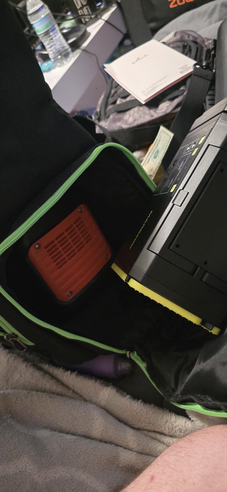 Trunab Travel Backpack Compatible with Xbox Series X Carrying Case Game Storage Bag with Inner Divider for Xbox X/S Console, Multiple Pockets for 15.6'' Laptop and Other Gaming Accessories, Black customer photo 1